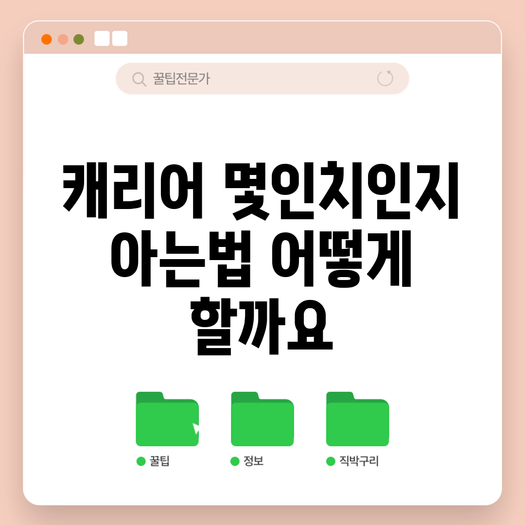 캐리어 몇인치인지 아는법, 어떻게 할까요?